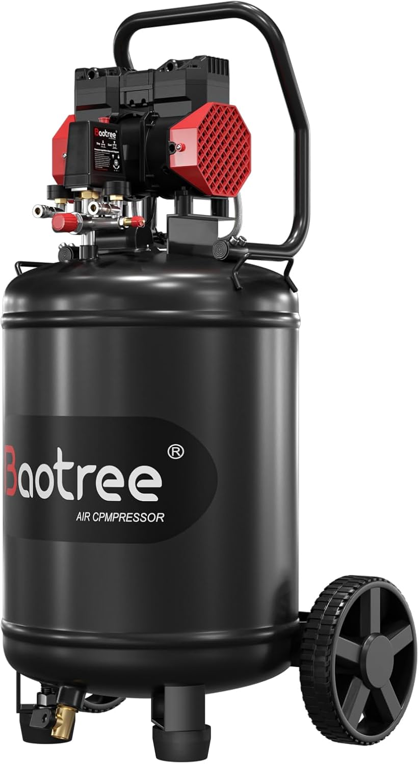 Baotree 14 Gal Quiet Air Compressor - Powerfully Quiet!