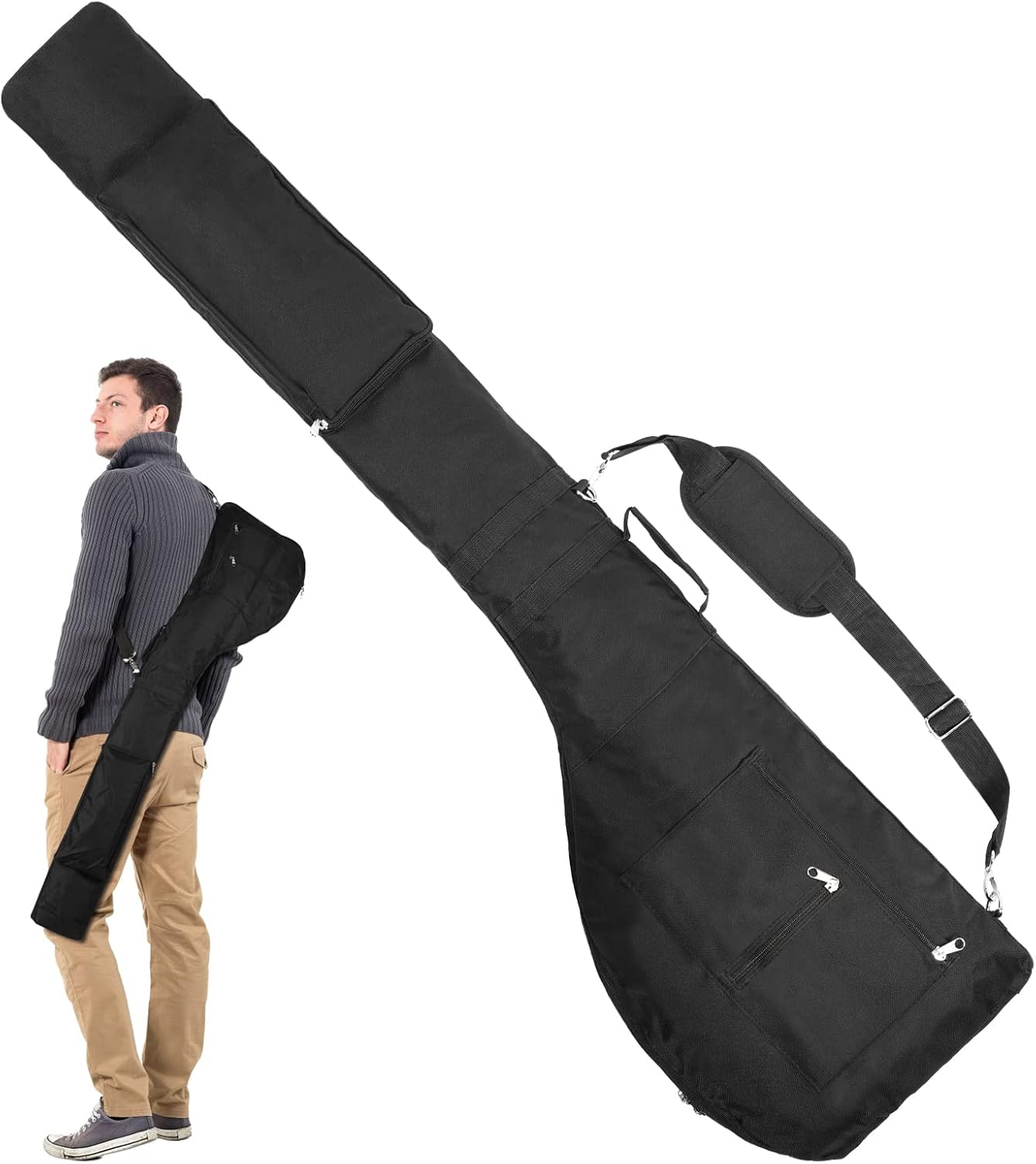 Ultimate Move: Portable Golf Club Bag for 8-10 Clubs