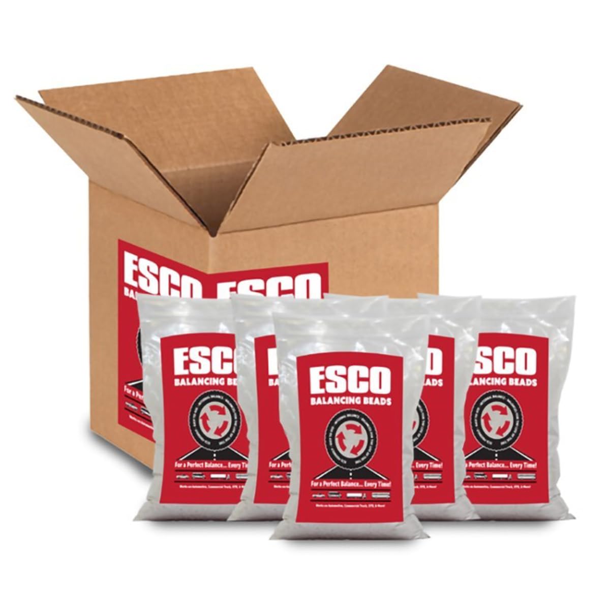 ESCO Tire Balancing Beads for Improved Fuel Mileage and Life