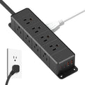 45W USB-C Fast Charging Under Desk Power Strip - Compact Mountable