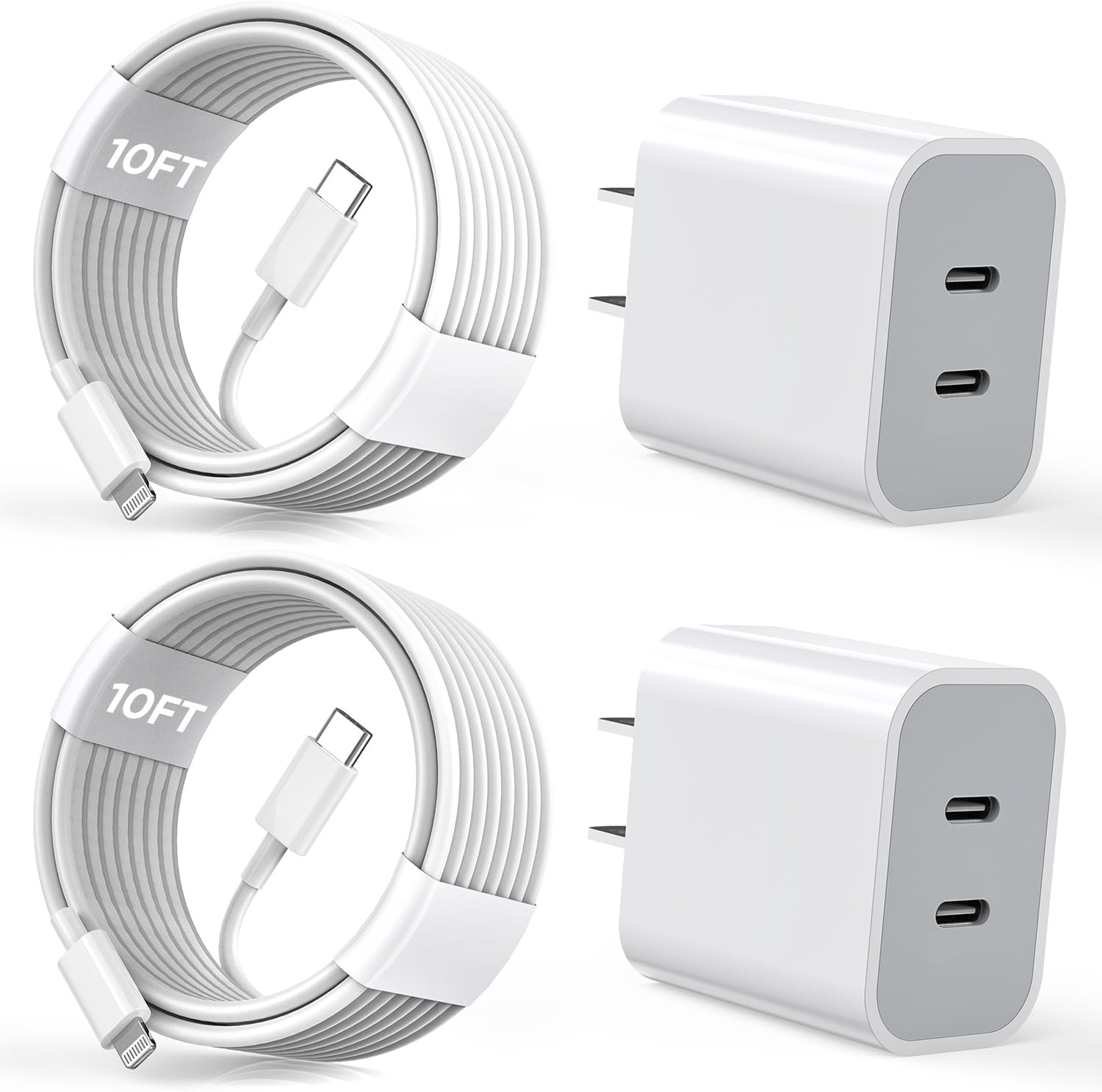 Fast Charge Duo: Apple Certified iPhone Charger Set