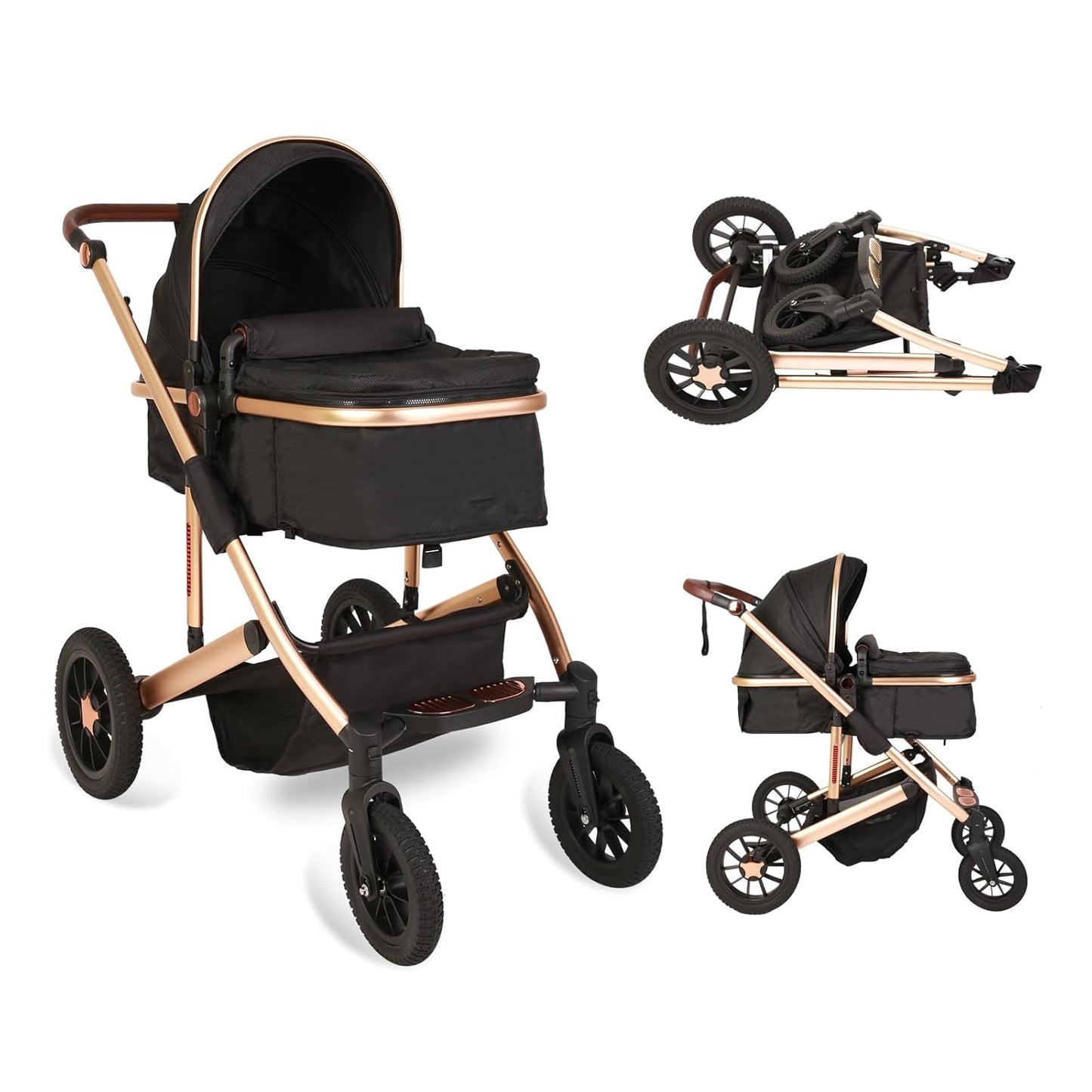 Trenana 2 in1 Baby Stroller: High Landscape Reversible Design