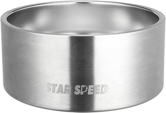 100oz Large Stainless Steel Dog Bowl for Big Dogs with Rubber Base