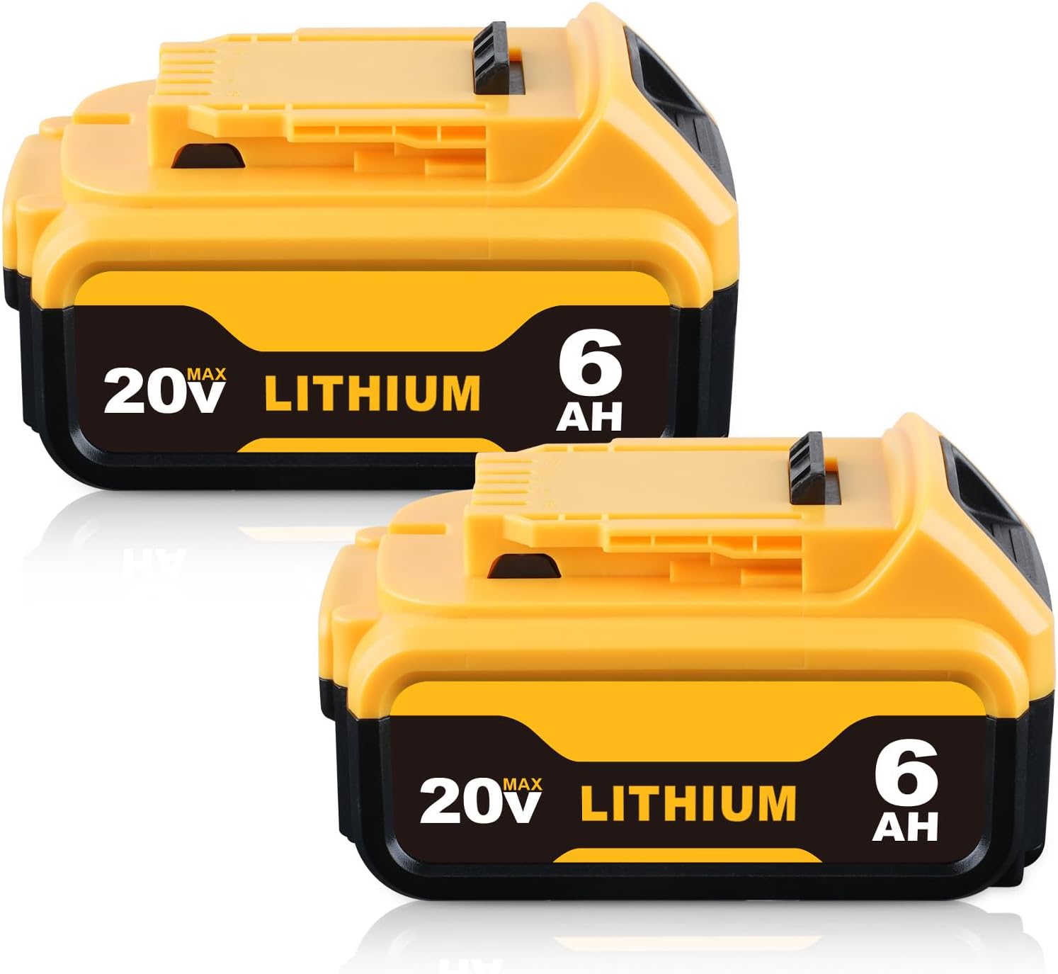 6.0Ah Li-ion Battery Replacement for Dewalt 20V Max Tools
