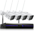REIGY 3MP WiFi Security Camera System with Floodlight - 8CH 2K NVR Set