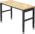 48 Adjustable Workbench Heavy Duty Work Table - Adjustable Height