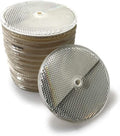 25 Pack of High Intensity White Reflector Buttons for Safety