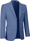 Mens Suit Jackets Casual Two Button Slim Fit Blazers (Style C5BJ)