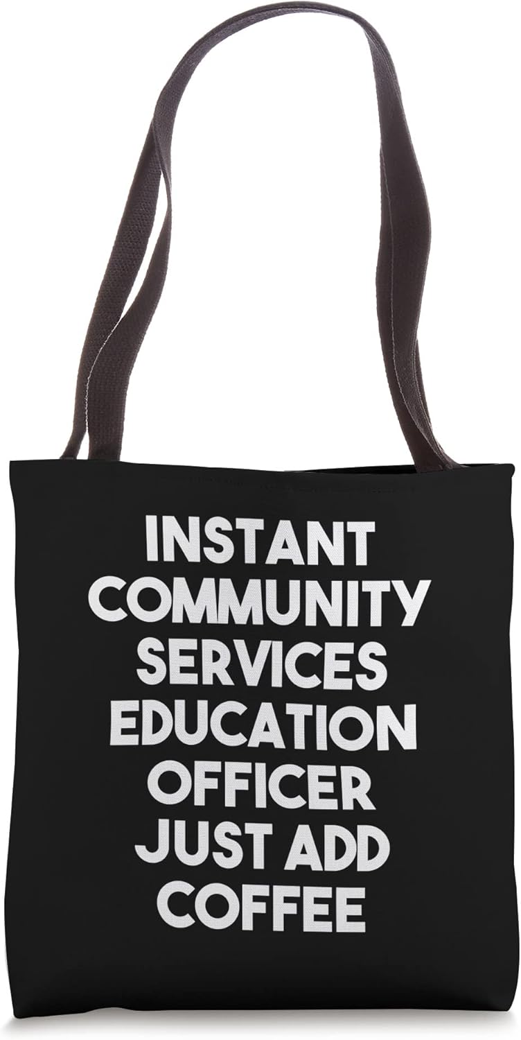 Community Ed Officer Tote: Instant Wisdom Boost