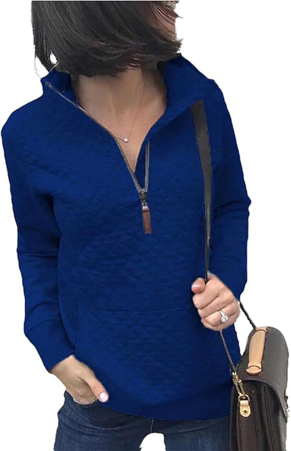 Stylish Lightweight Quilted Sweatshirt for Women by BTFBM