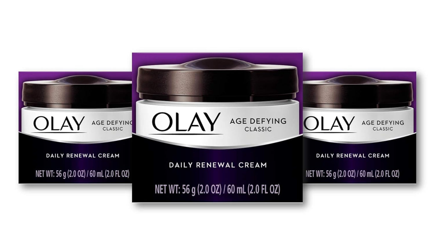 Olay Age Defying Daily Renewal Cream - Youthful Glow Trio