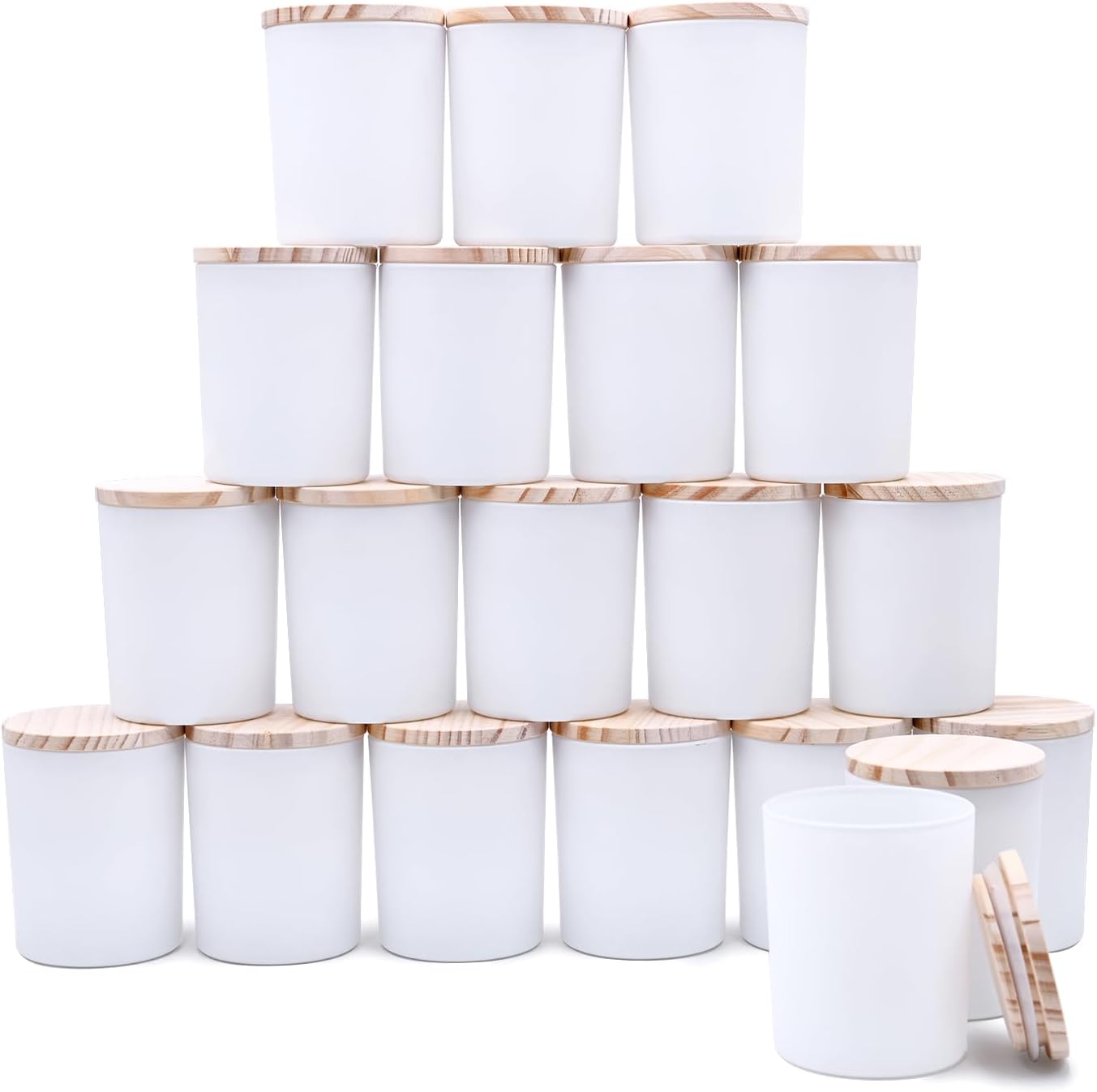 Thick Candle Jars for Making Candles 20 Pcs, 7 OZ Empty Jars