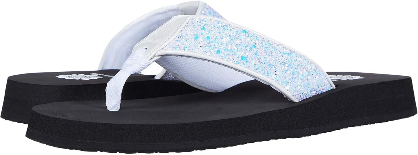 Yellow Box Women's Feliks Flip-Flop: Sparkle Metallic Comfort
