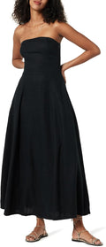 Women's Carlota Strapless Linen Maxi Dress - Linen Blend Maxi