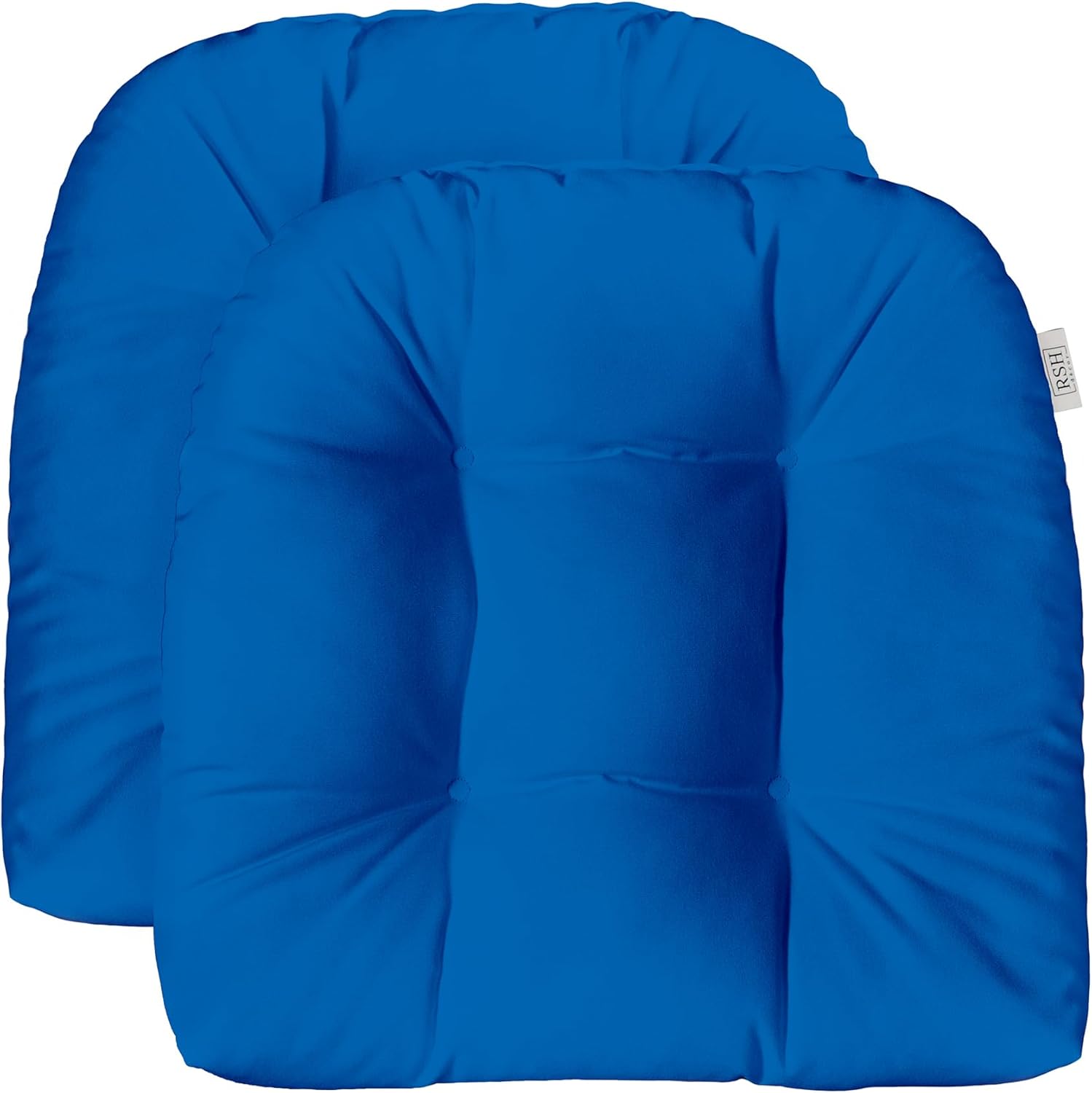 Sunbrella Tufted Wicker U-Shape Cushions Set of 2 for Comfort