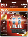 OSRAM NIGHT BREAKER 220 H11 - Up to 220% Brighter Halogen Lamp