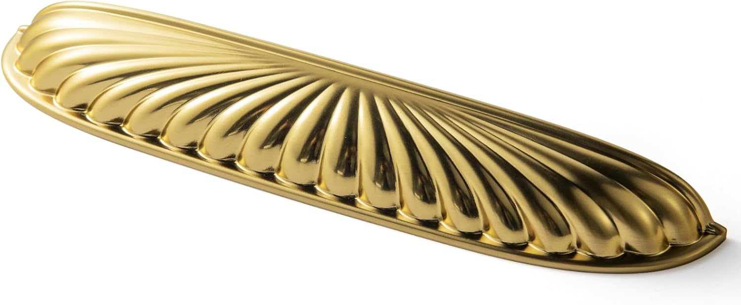 Brushed Gold Cabinet Pulls by Goo-Ki - Elegant Retro Style