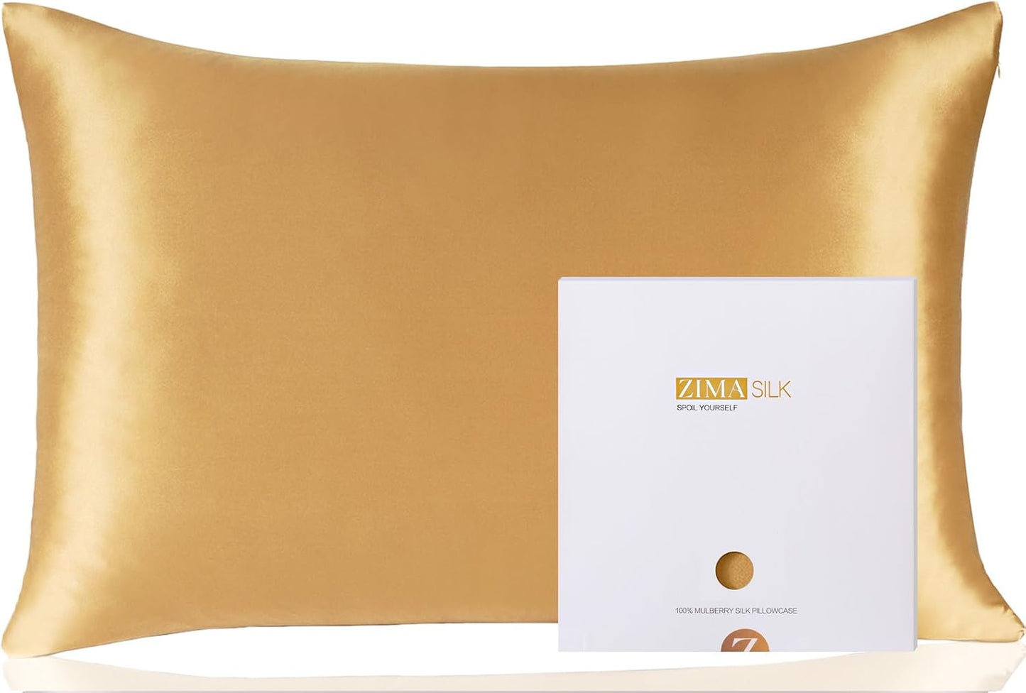 ZIMASILK 100% Pure Mulberry Silk Pillowcase for Hair Health
