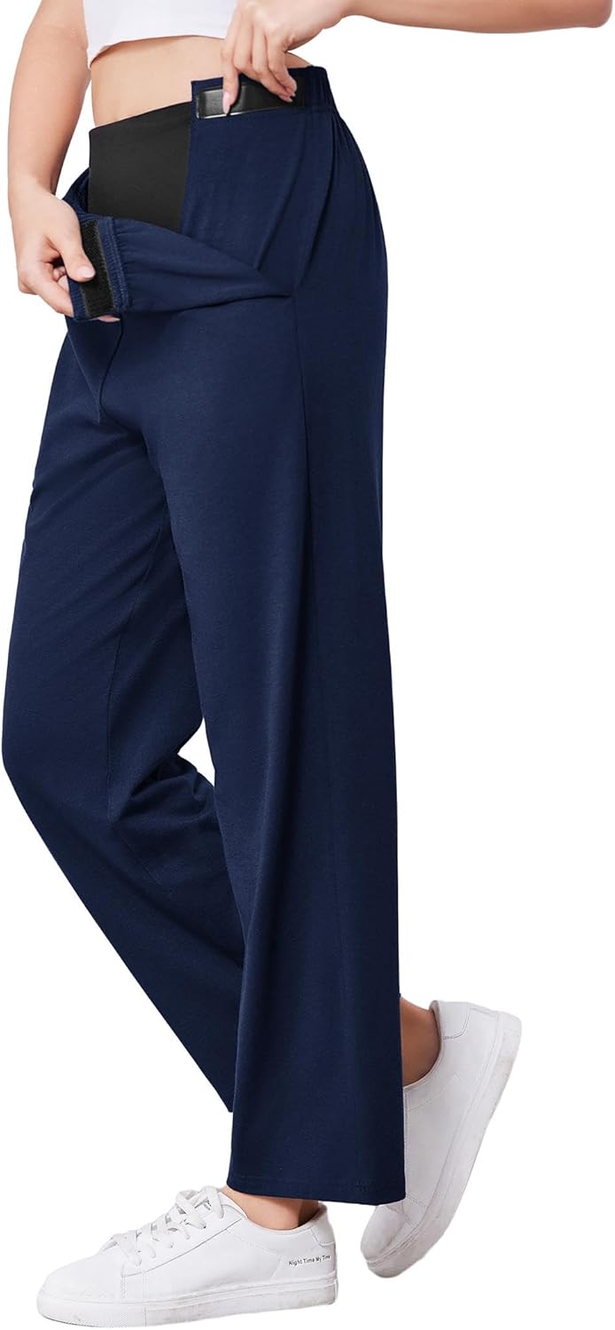 Deyeek Women's Tear Away Pants for Hip Replacement Recovery
