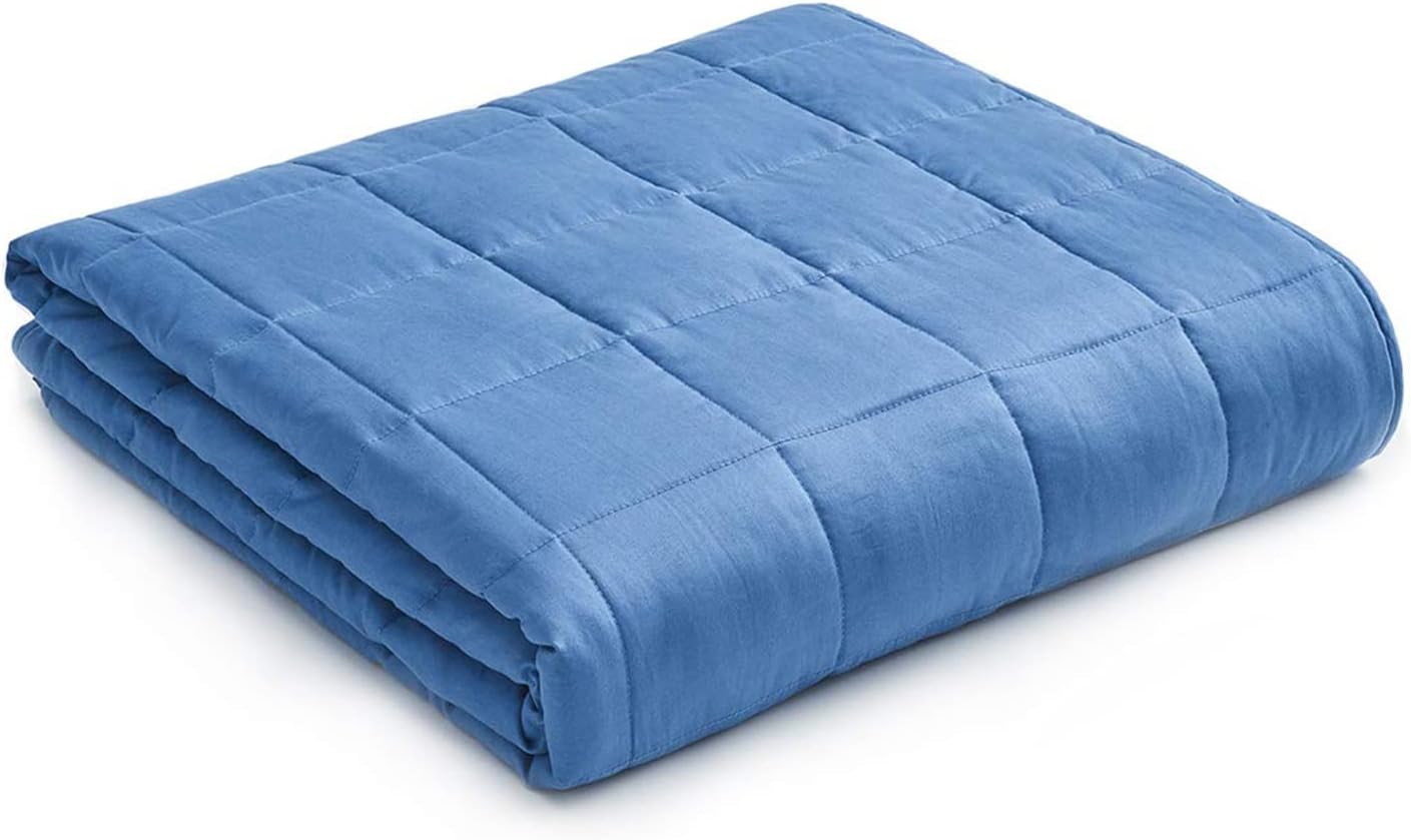YnM Weighted Blanket for Adults, 100 Percent Cotton Comfort