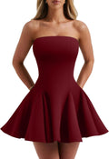 DAAWENXI Strapless Mini Dress - Flattering Summer Clubwear