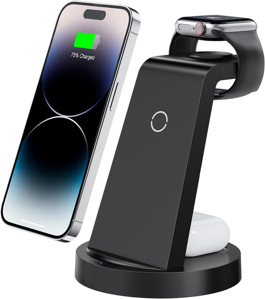 Wireless 3-in-1 Charger - iPhone, Apple Watch, AirPods