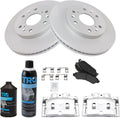 Front Brake Pad & Rotor Kit with Calipers for Silverado/Tahoe