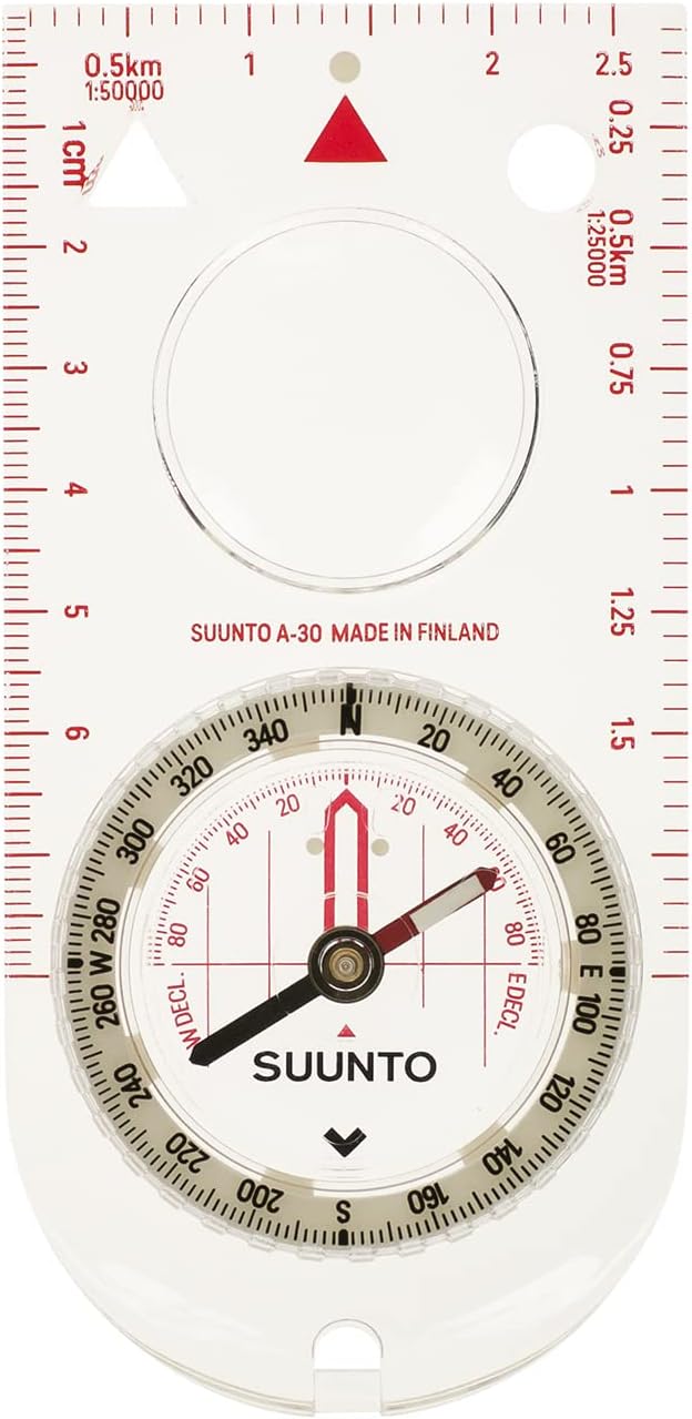 SUUNTO A-30 Compact Compass: Luminous for Night Hikes