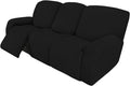 Recliner Sofa Stretch Slipcover 8 Piece - Soft Jacquard Fit