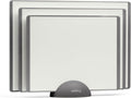 Grey & White Plastic Cutting Board Set with Holder 3-Pack - Non-Slip