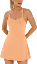 Womens Tennis Dress with Built-in Bra & Shorts for Summer Fun