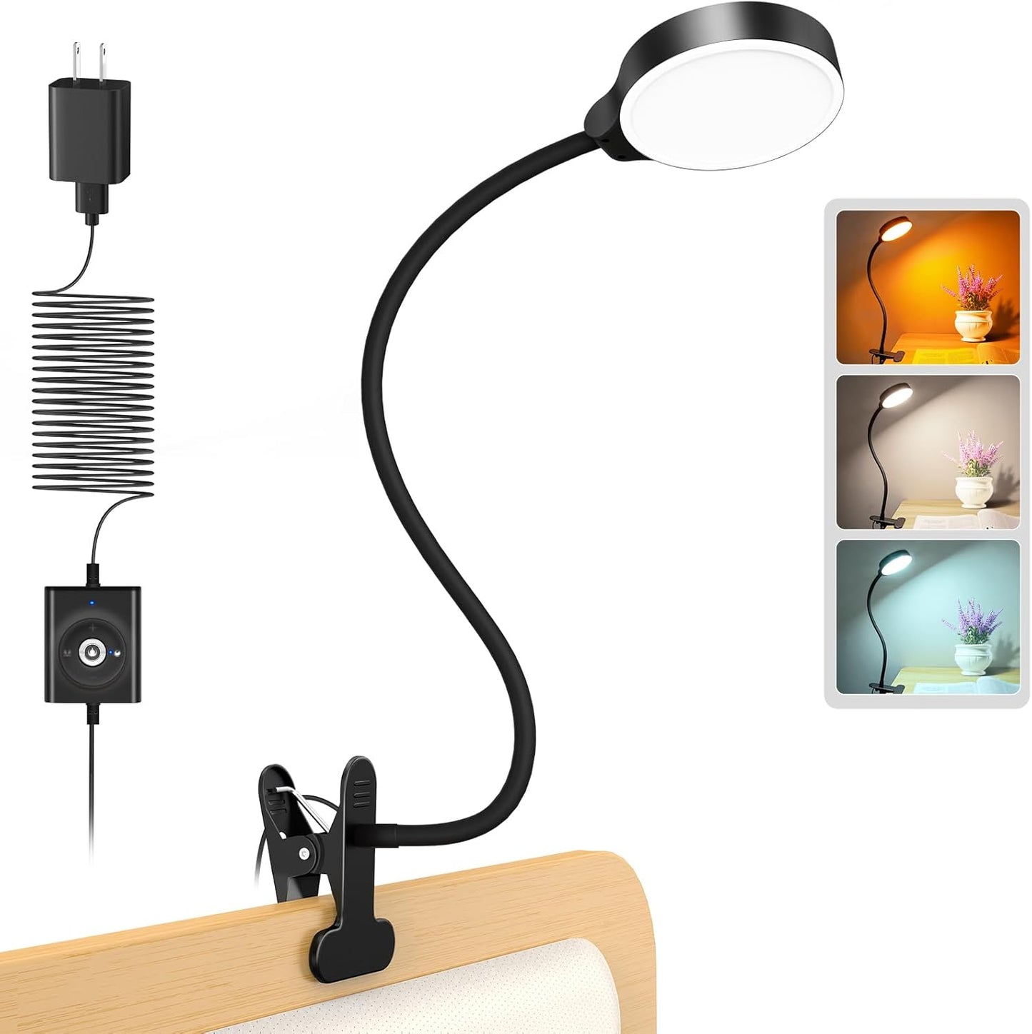 Illuminate Bedtime Reading with Glocusent 36LED Clip Light