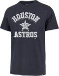 Men's Houston Astros Team Color Arched Wordmark Cotton Tee