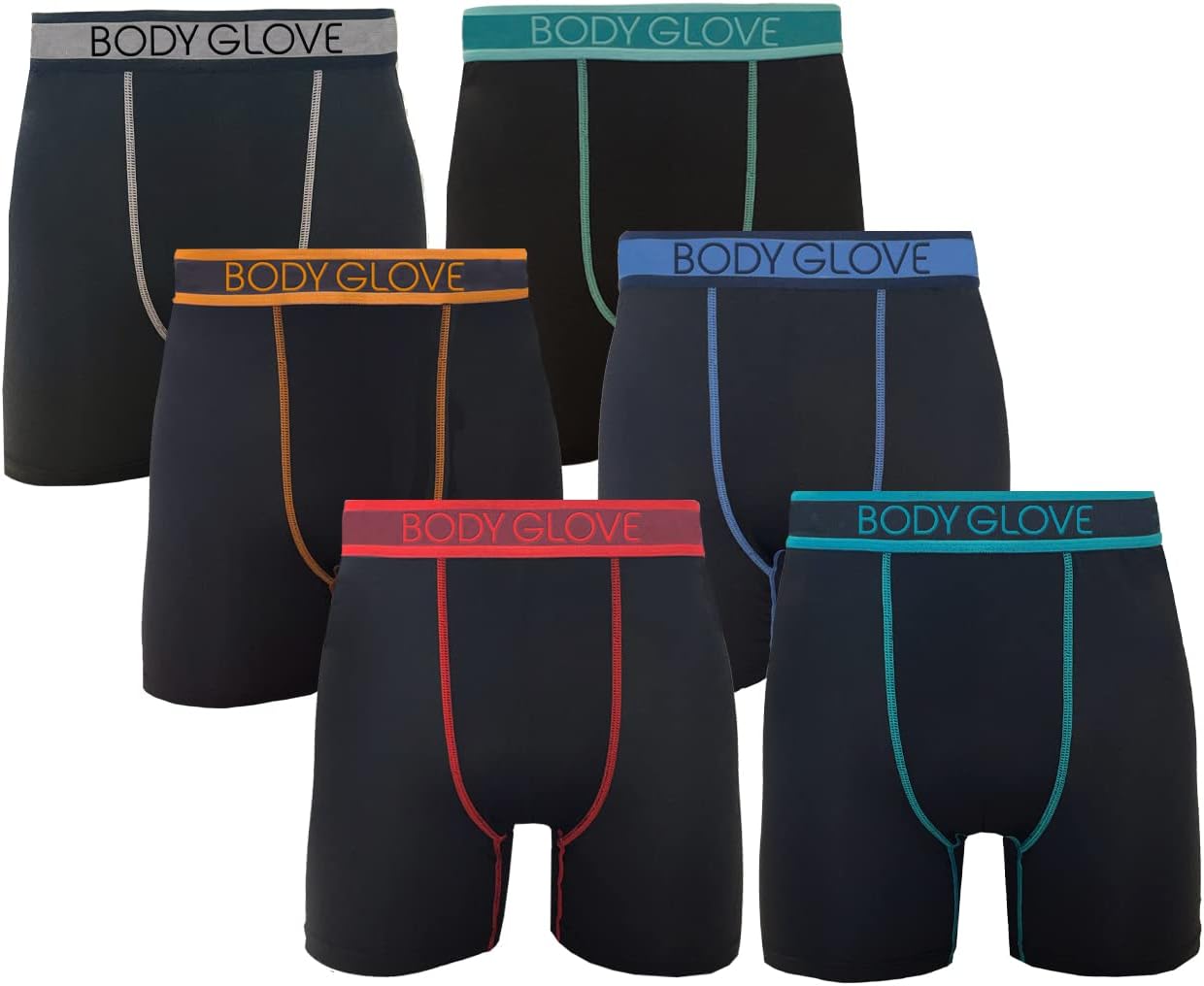 Body Glove Mens Boxer Briefs Multi Packs for Active Lifestyle
