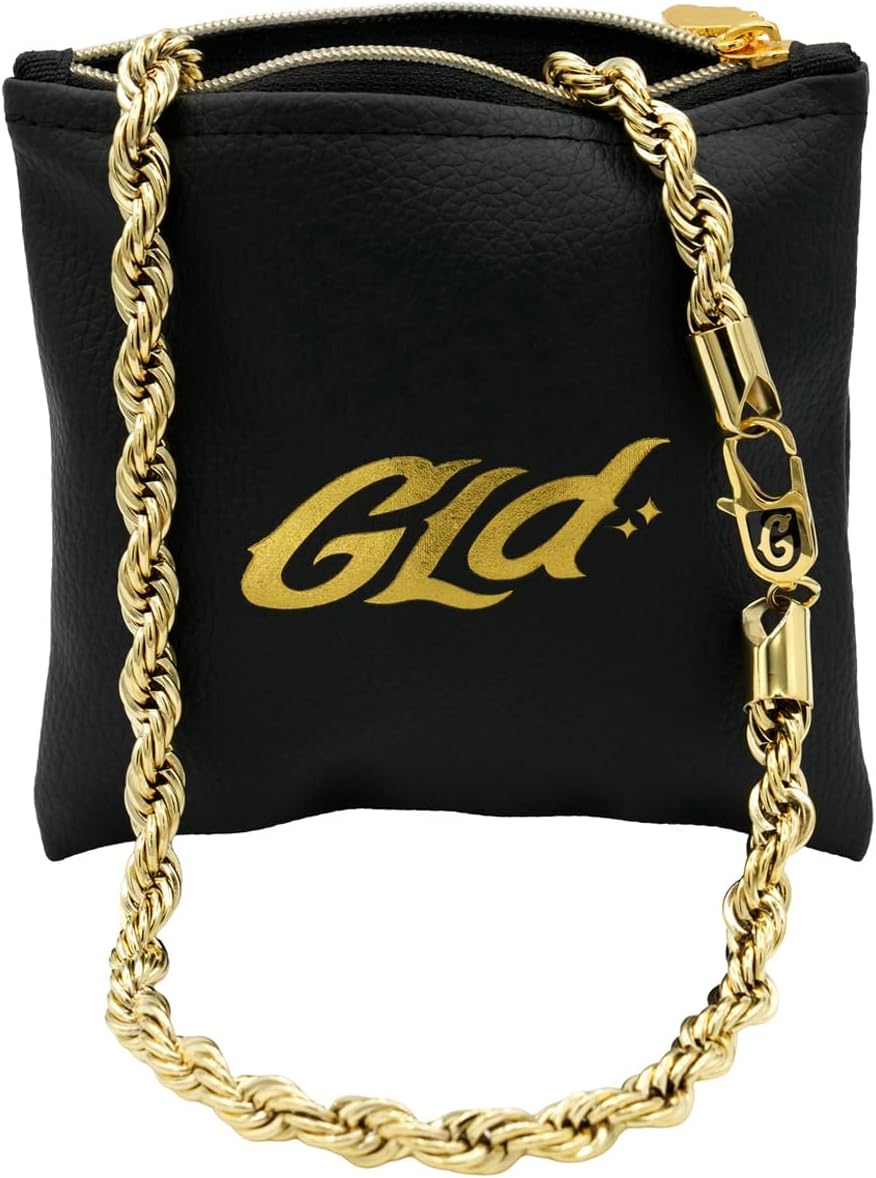 GLD Rope Chain - Gold-Plated with Snatch-Proof Clasp for All