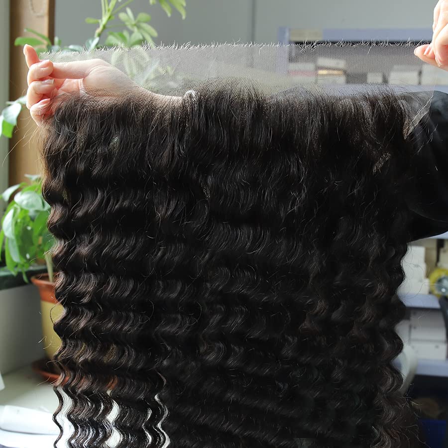 BEEOS Deep Wave 13x4 HD Lace Frontal for Natural Look
