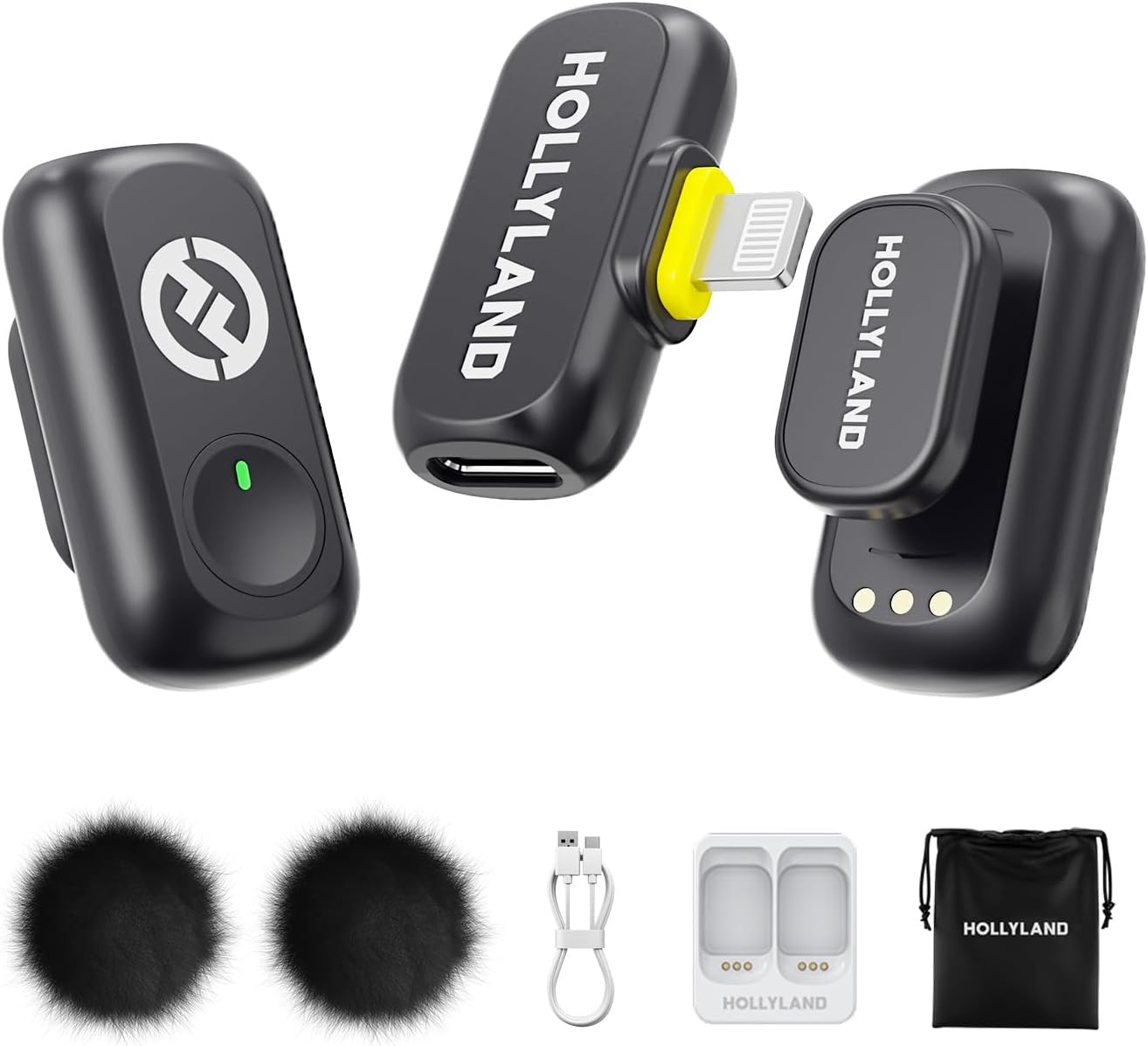 Hollyland Lark A1 Wireless Mini Microphone for iPhone 14/13/12