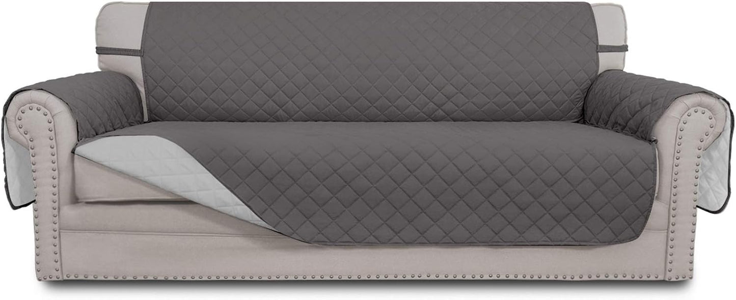 Easy-Going Reversible Oversized Couch Cover for Pet Protection