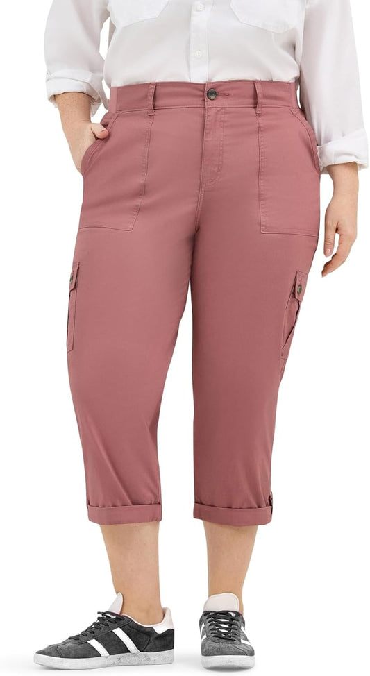 Lee Women's Plus Size Ultra Lux Comfort Cargo Capri Pant Review