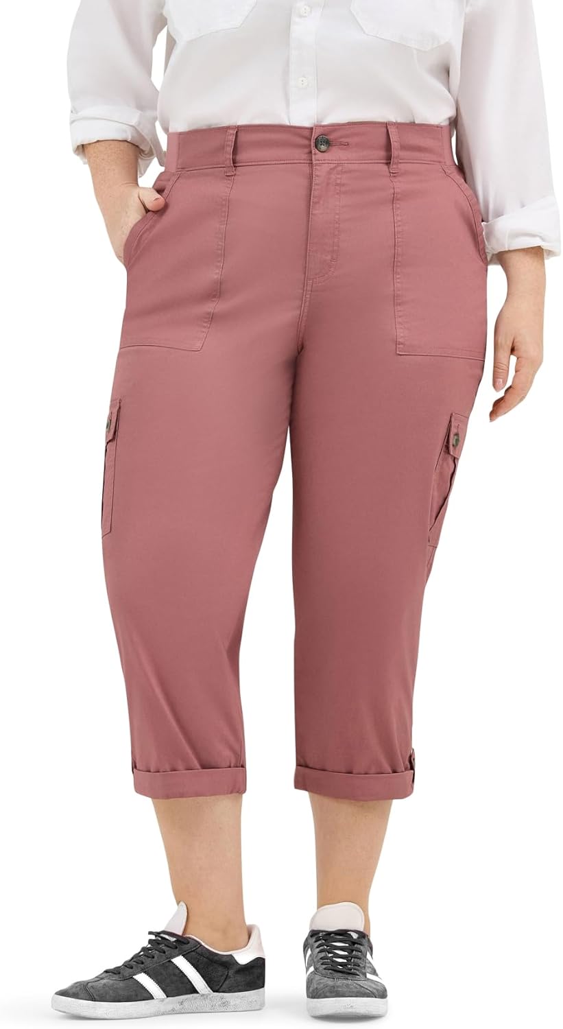 Lee Women's Plus Size Ultra Lux Comfort Cargo Capri Pant Review