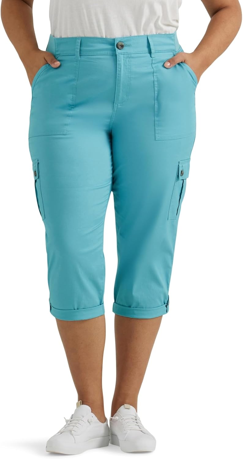 Lee Womens Plus Size Ultra Lux Comfort Cargo Capri Pant Review