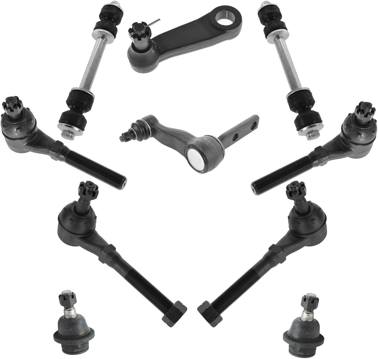 TRQ Front Steering & Suspension Kit for Ford Lincoln Vehicles