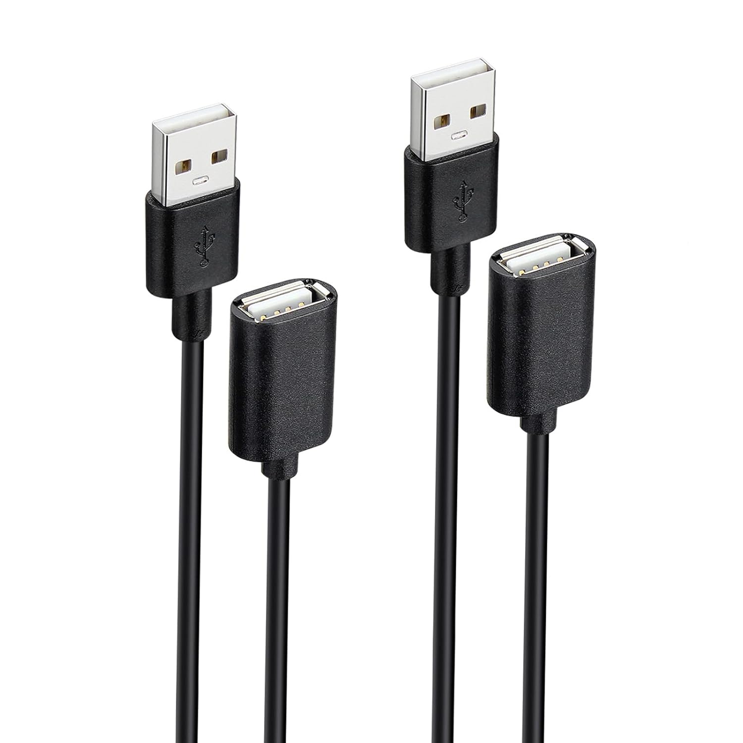 Smays USB Extension Cable 2-Pack, 5ft - Extend Reach Easily