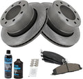 TRQ Brake Pad and Rotor Kit for Dodge Ram 1500 2500 3500 Models