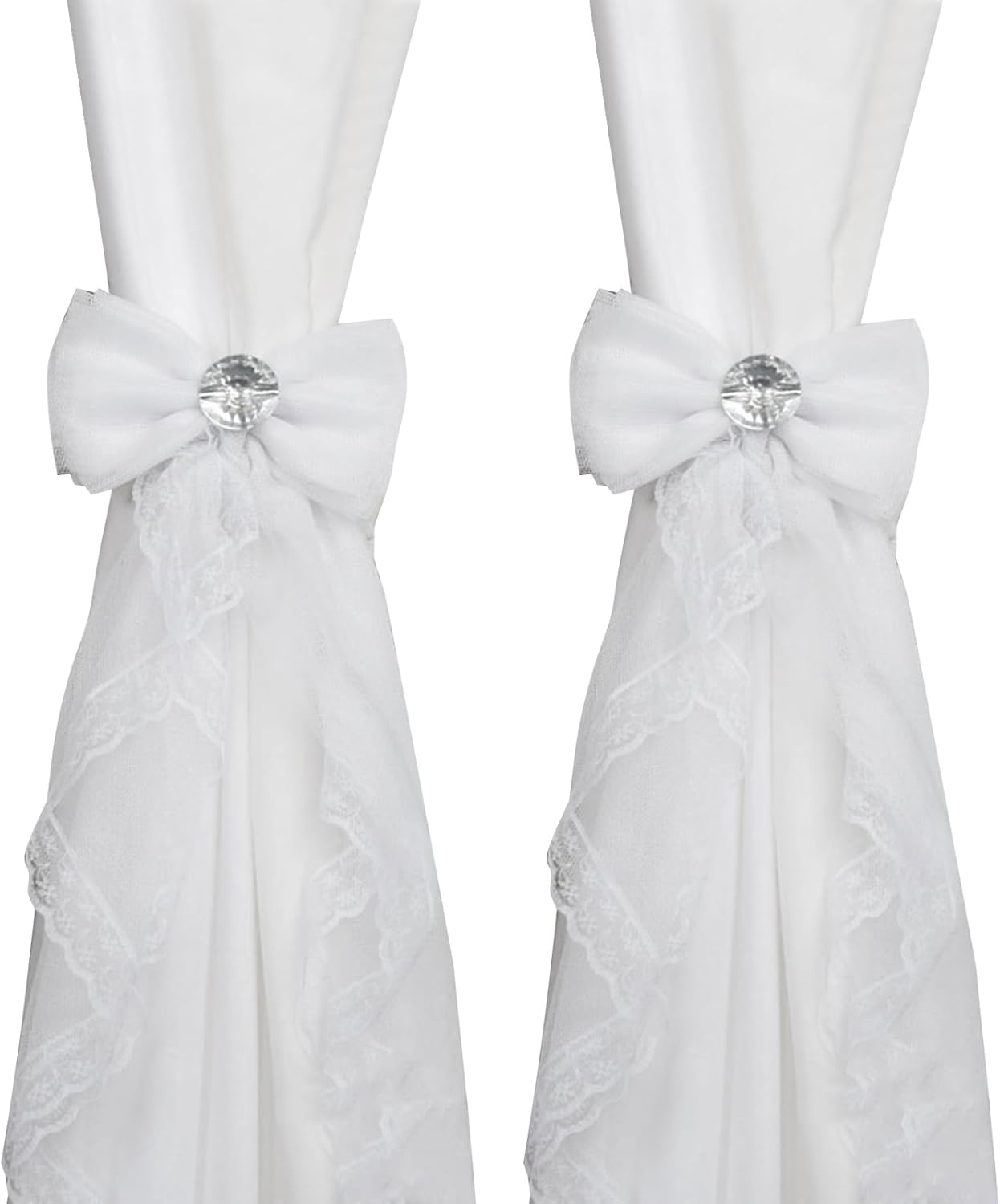 Chic Bowknot Curtain Tiebacks for Elegant Drapery