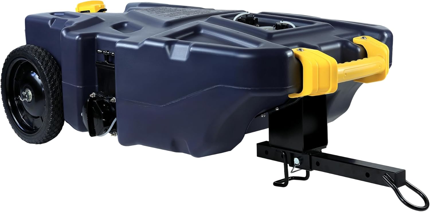 39 Gallon Portable RV Waste Tank for Easy Transport and Use