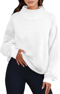 ANRABESS Womens Oversized Sweatshirts Turtleneck Pullover - Cozy Fit