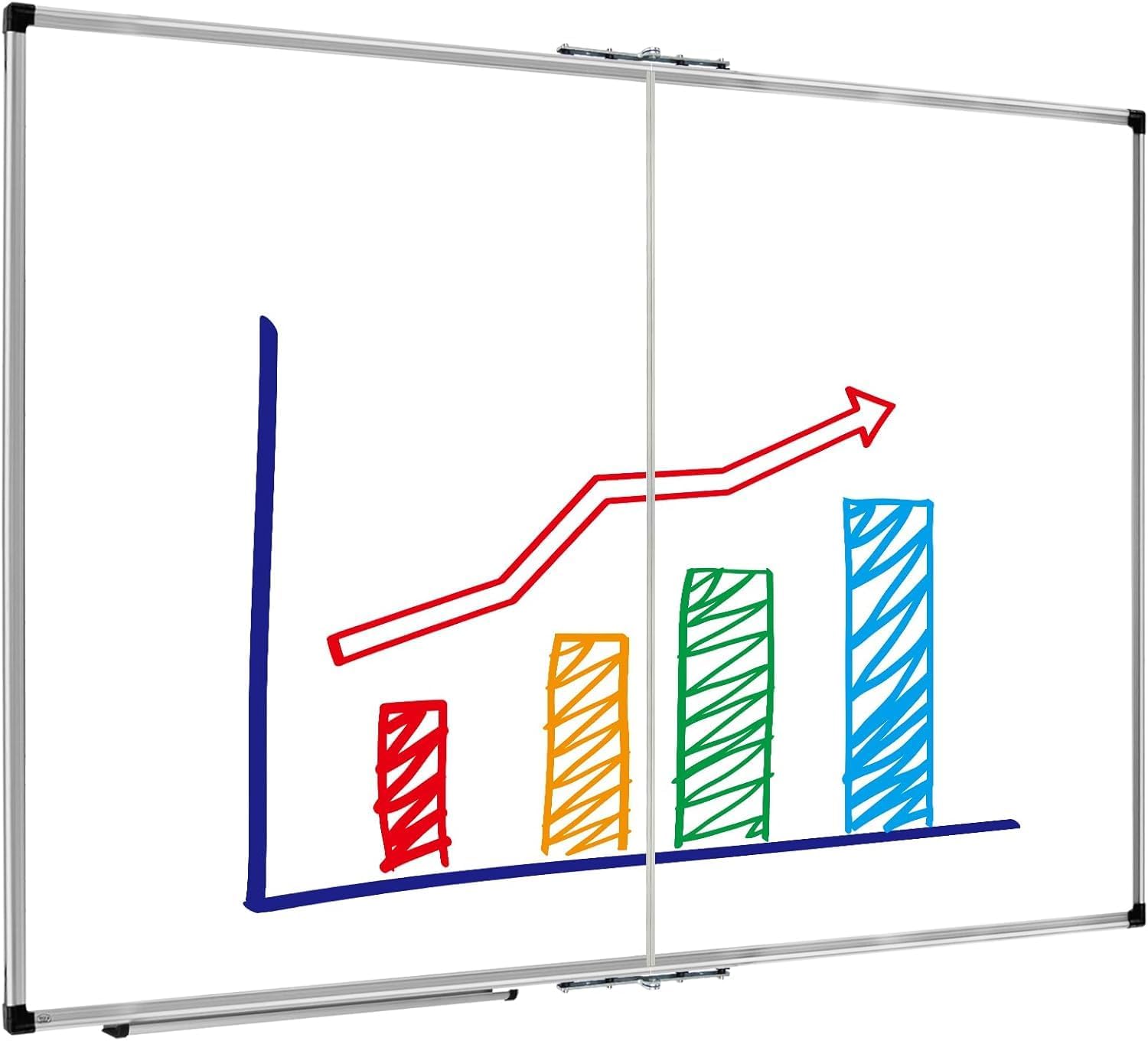 XBoard Magnetic Dry Erase Board 48 x 36 Inch for Home Office