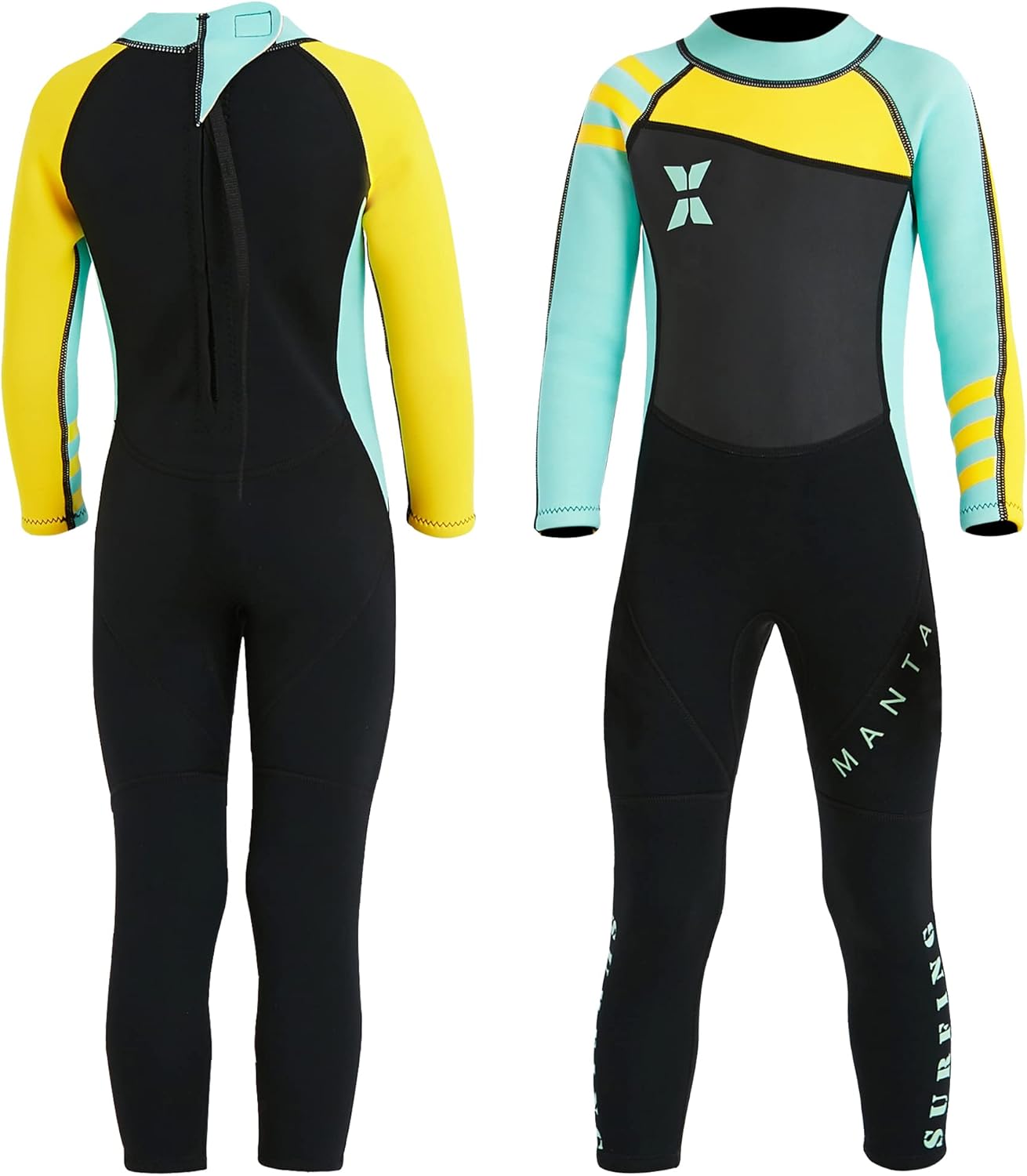 Kids Wetsuit 2.5mm Neoprene Thermal Swimsuit for Swimming Fun