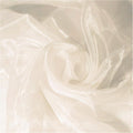 MDS Pack of 30 Yard Sheer Organza Fabric 44 in Wide - Cream